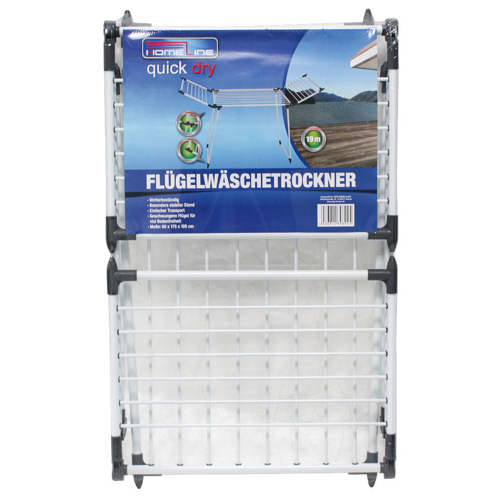 W&auml;schest&auml;nder klappbar aus Kunststoff mit ca. 19 m Trockenl&auml;nge image number 2