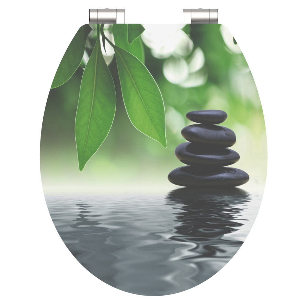 WC-Sitz MDF High Gloss Absenkautomatik Oasis