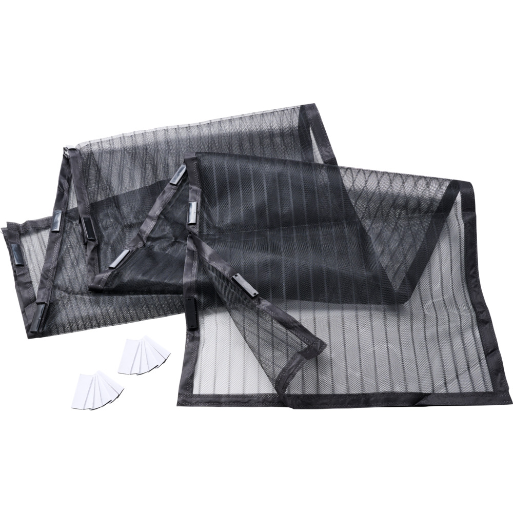 Fliegenvorhang Magnet f&uuml;r T&uuml;ren 100 x 210 cm schwarz image number 1