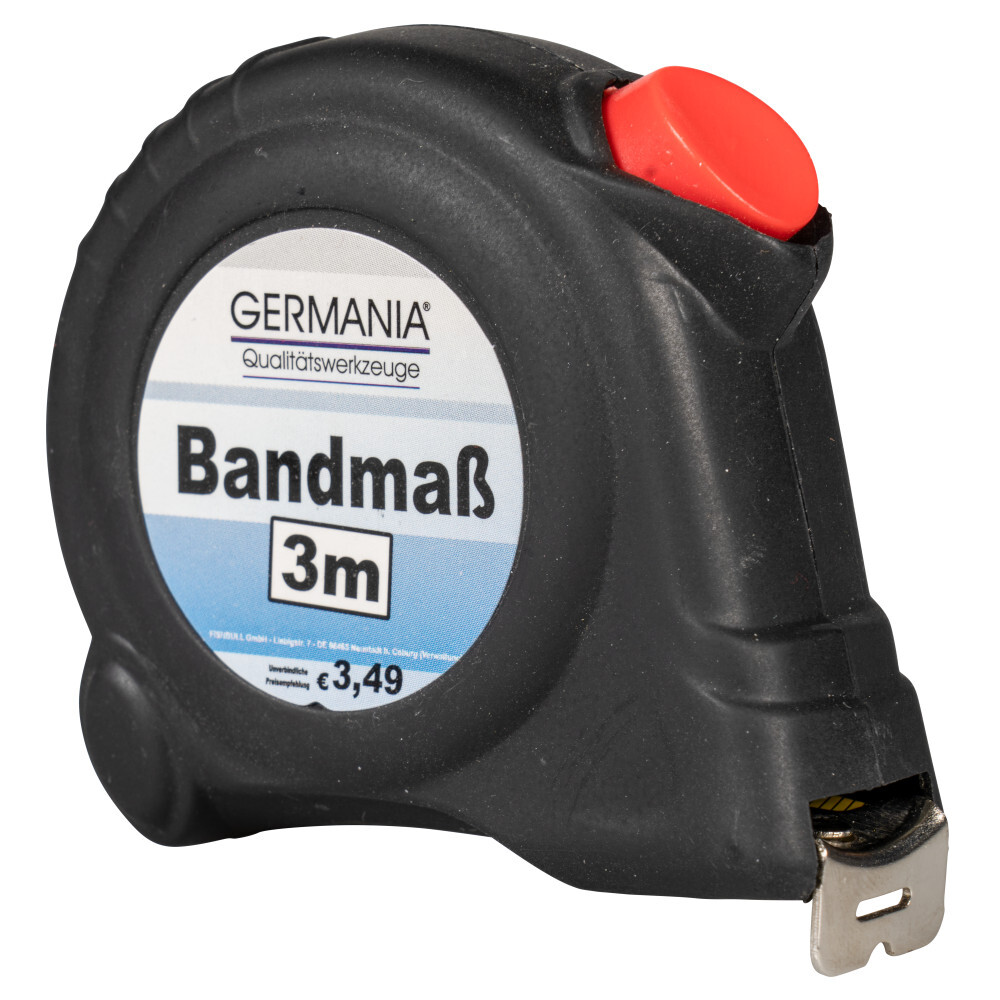 Ma&szlig;band 3m Metall Autostop Softgrip Bandma&szlig; Rollbandma&szlig; Rollma&szlig;band Messband image number 1