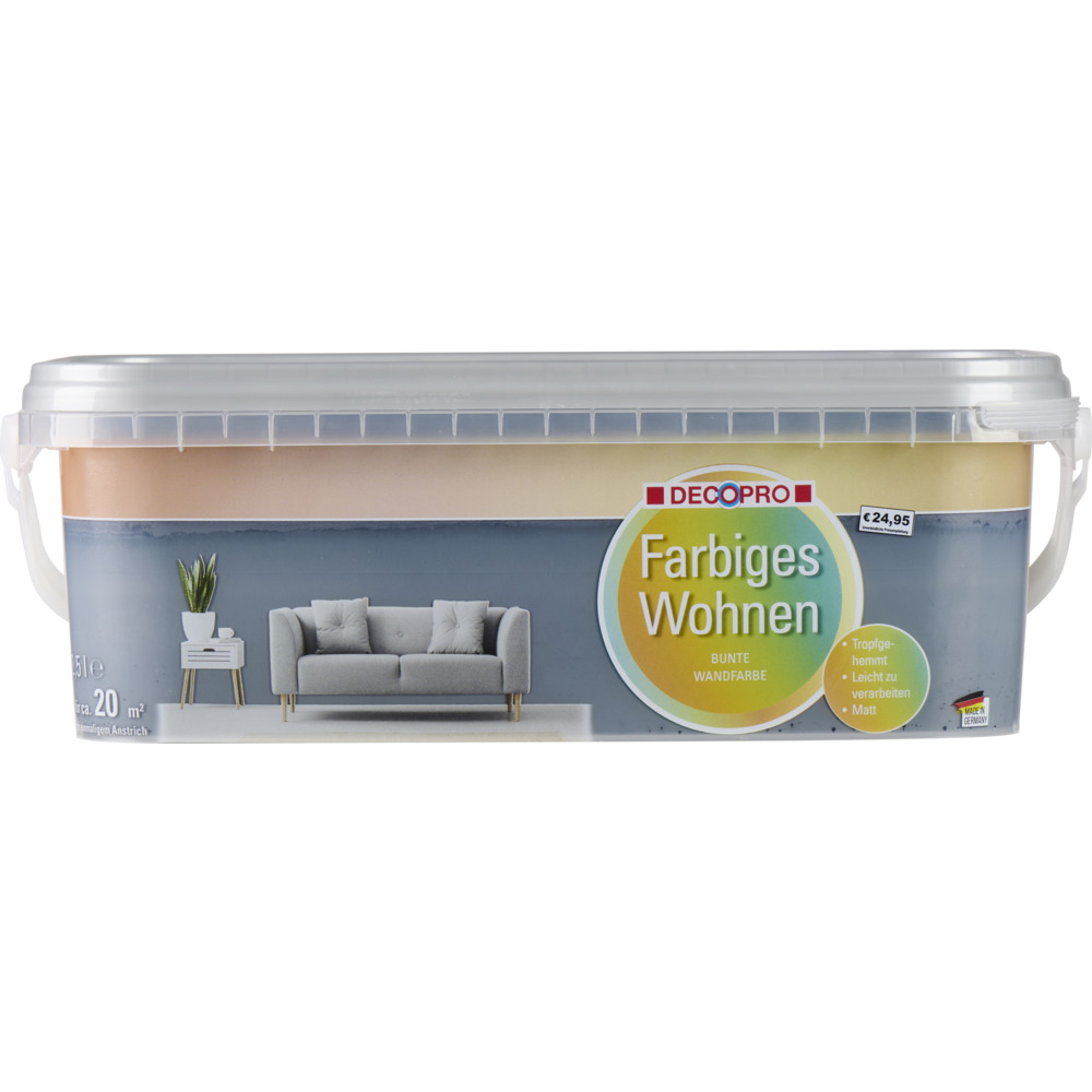 DECOPRO Farbiges Wohnen Fels 2,5 L image number 1