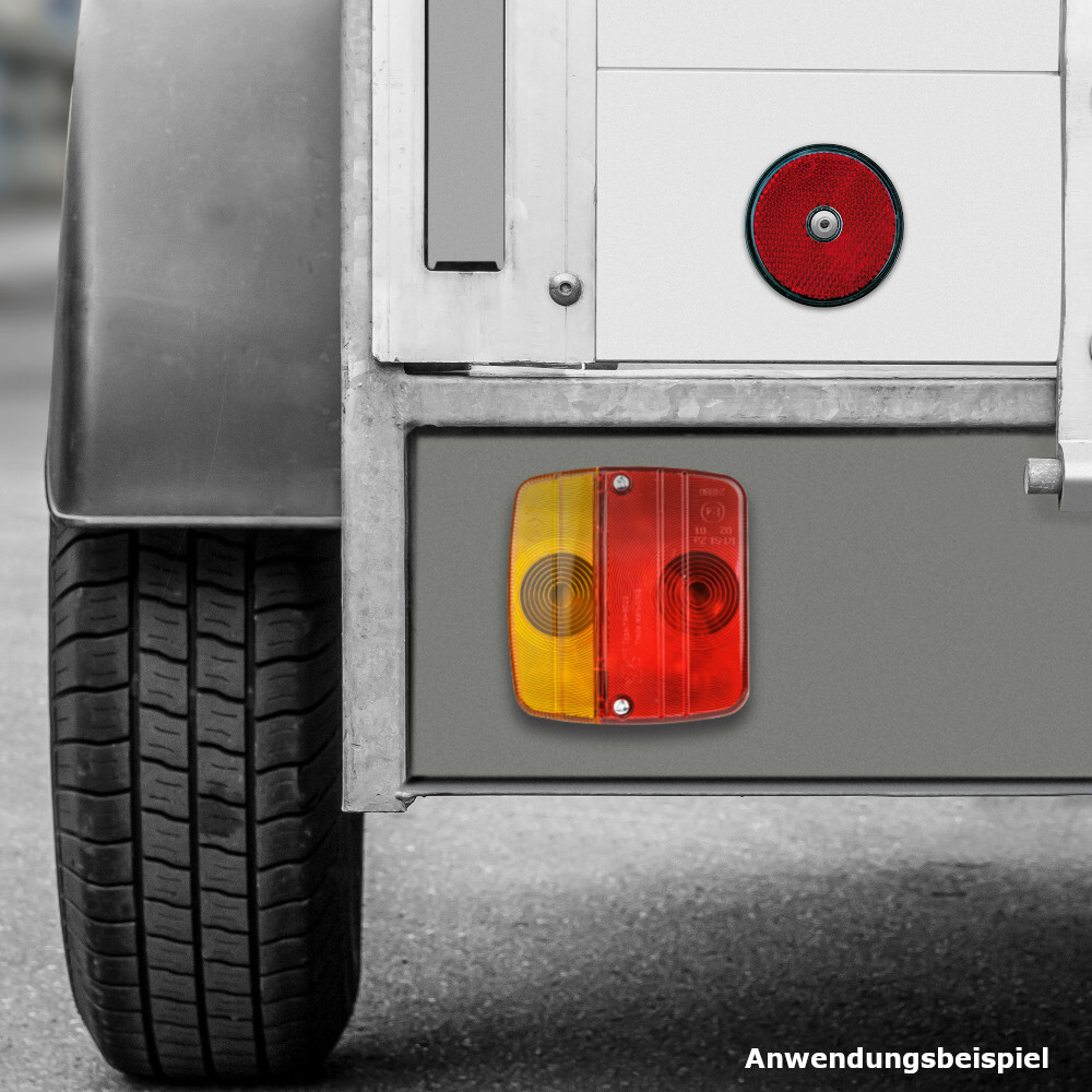 Reflektoren-Set &Oslash; 60 mm 2 St&uuml;ck in rot image number 2