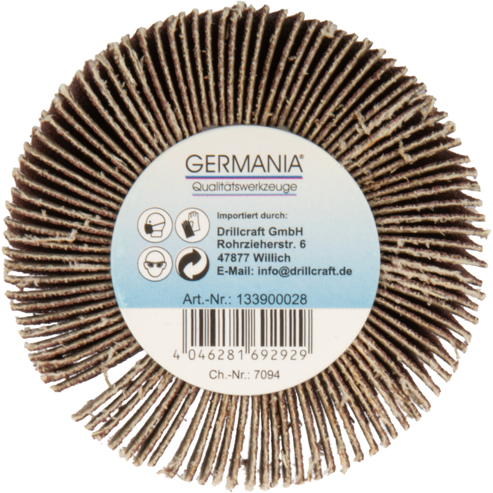GERMANIA&reg; F&auml;cherschleifer &Oslash; 60 x 40 mm K150 image number 3