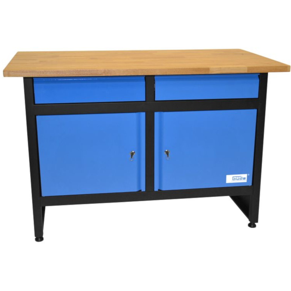 G&uuml;de&reg; Werkbank GW 2/2 3in1 mit Holzplatte