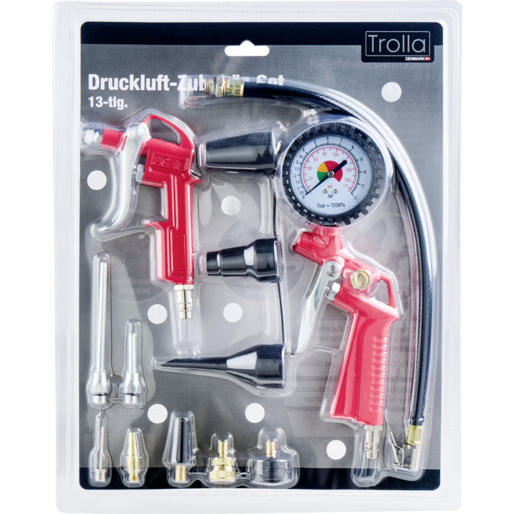 Druckluft-Zubeh&ouml;r-Set mit 13-teilig image number 1