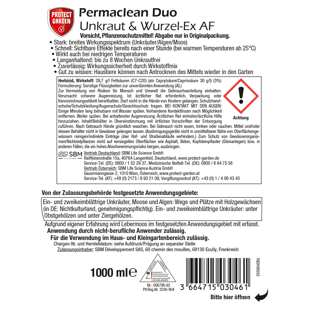 Permaclean AF Duo Unkraut und Wurzel-Ex image number 1