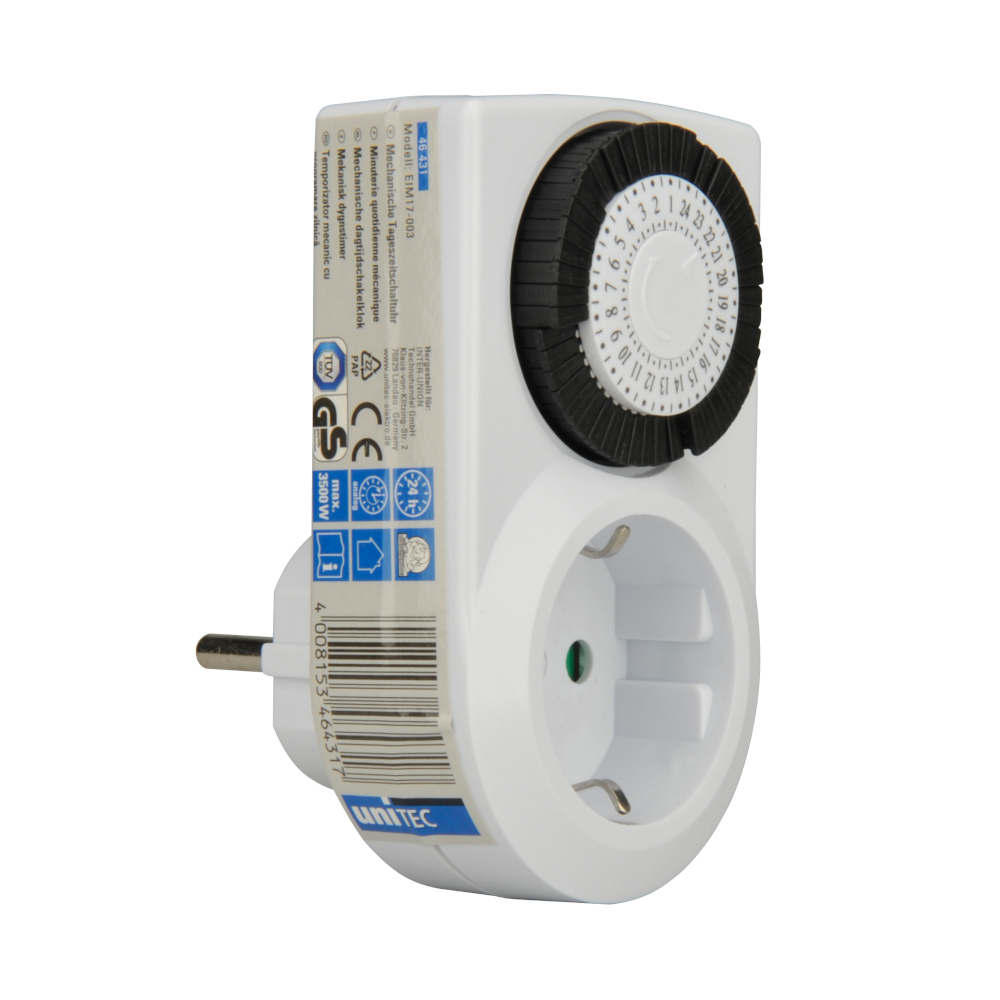 Tageszeitschaltuhr analog mit Kindersicherung, innen image number 1