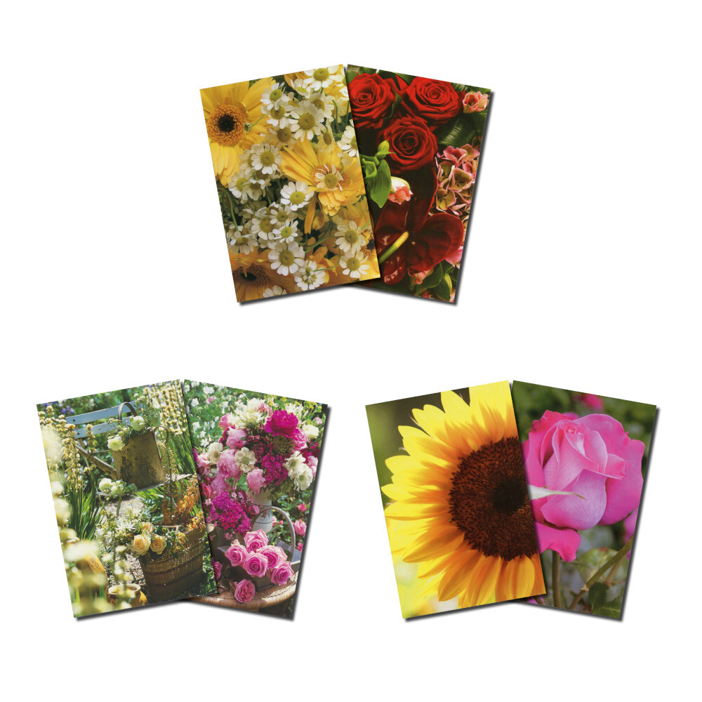 Gru&szlig;karte ohne Text, verschiedene Ausf&uuml;hrungen