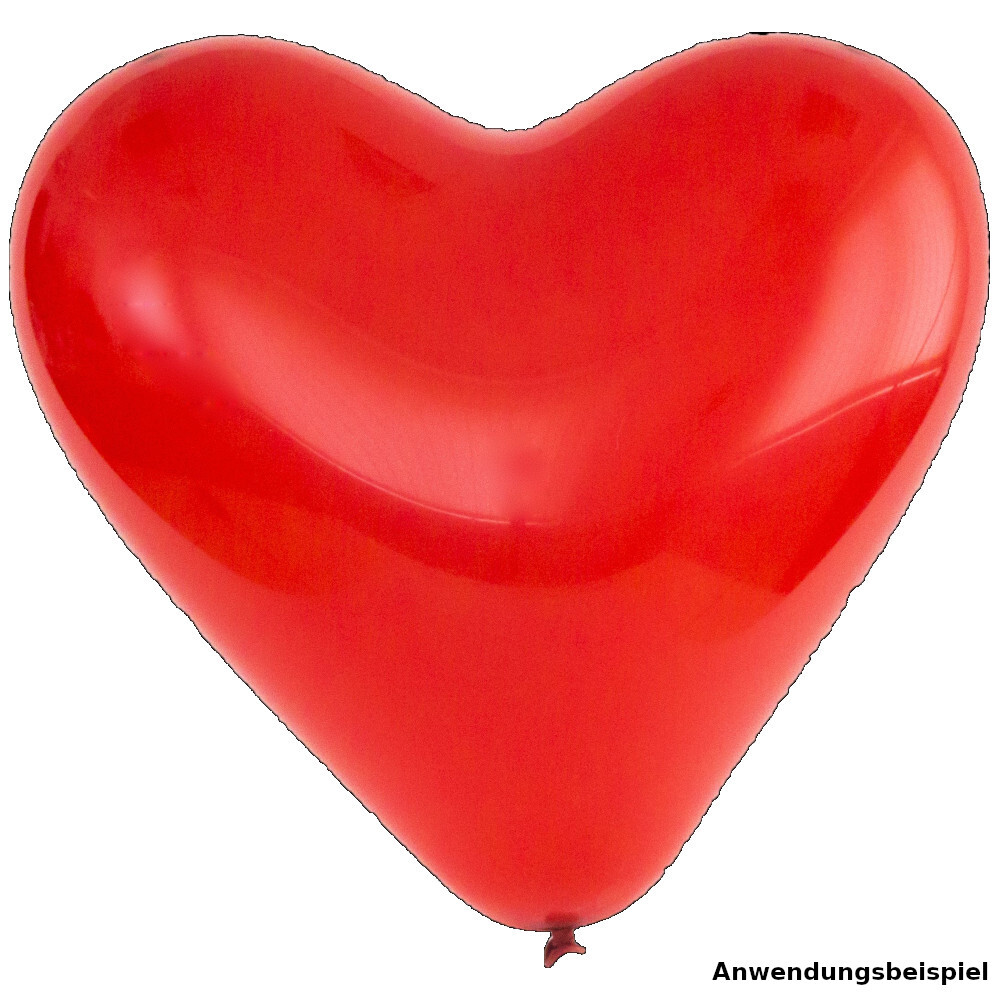 Luftballon Herzform 6 St&uuml;ck image number 1