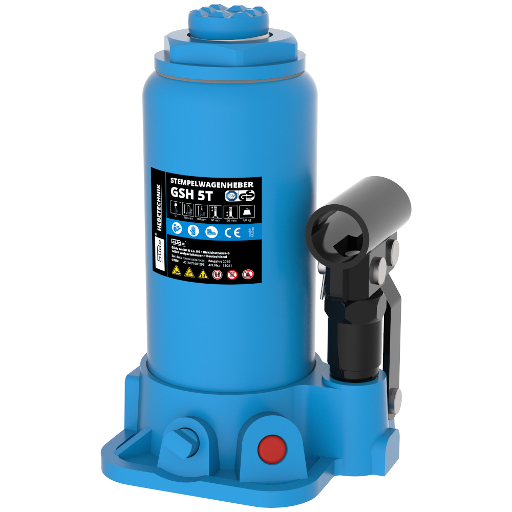 G&uuml;de&reg; Hydraulischer Stempelwagenheber GSH 5 T image number 2