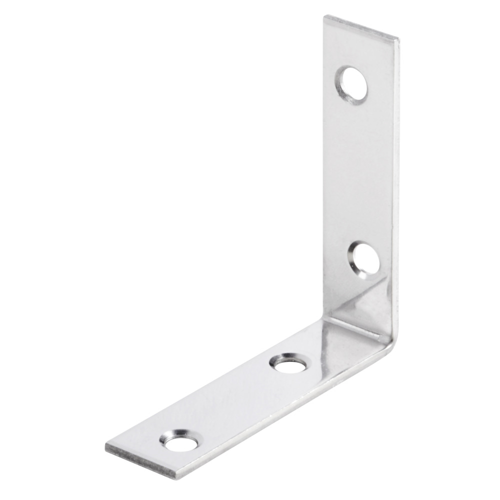 Stuhlwinkel A2 60 x 60 x 18 mm Edelstahl mit innen versenkten L&ouml;chern