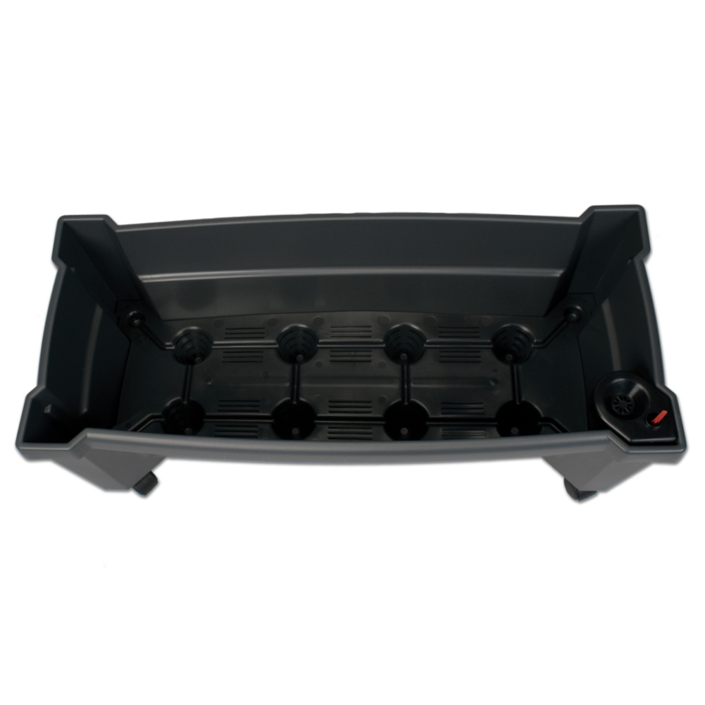 Pflanzkasten Calypso rollbar anthrazit aus Kunststoff image number 1