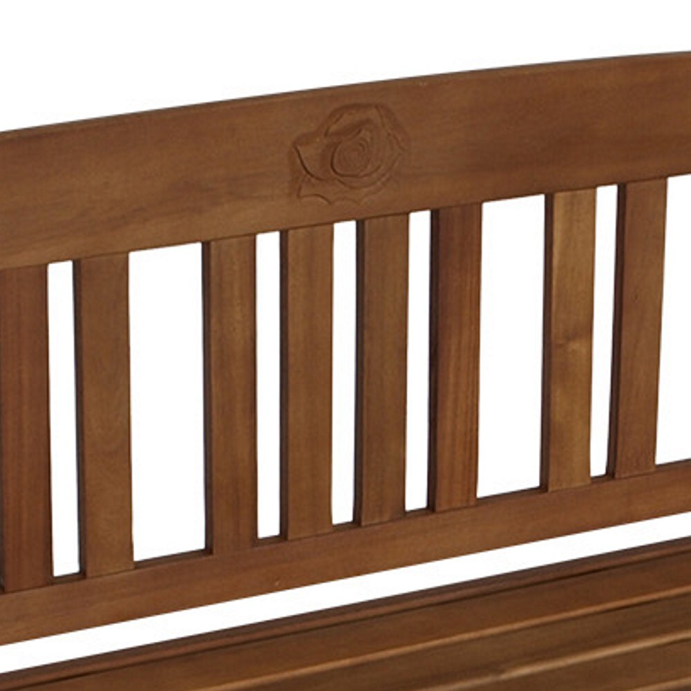 Gartenbank 3-Sitzer, 157 x 45 x 83 cm, Holz Akazie image number 3