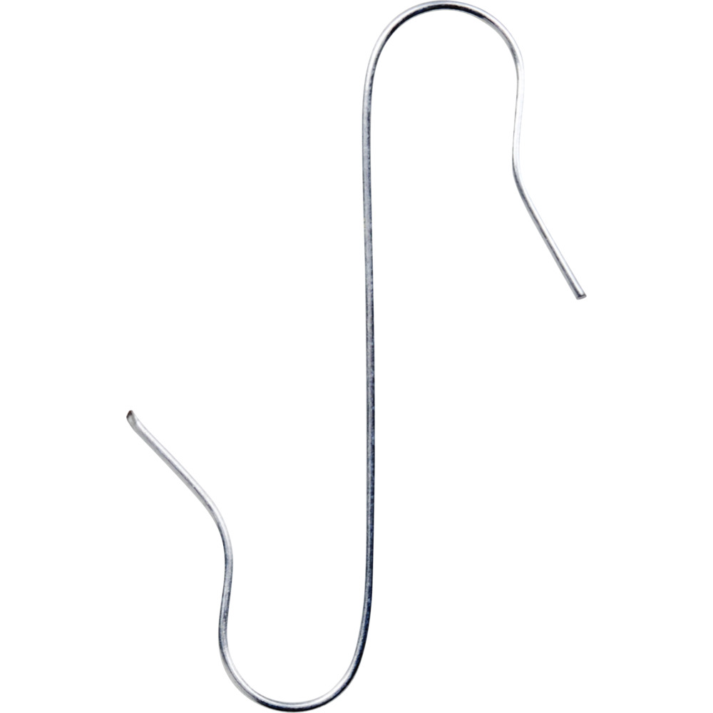 Schnellaufh&auml;nger Set 50 St&uuml;ck aus Silberdraht image number 1