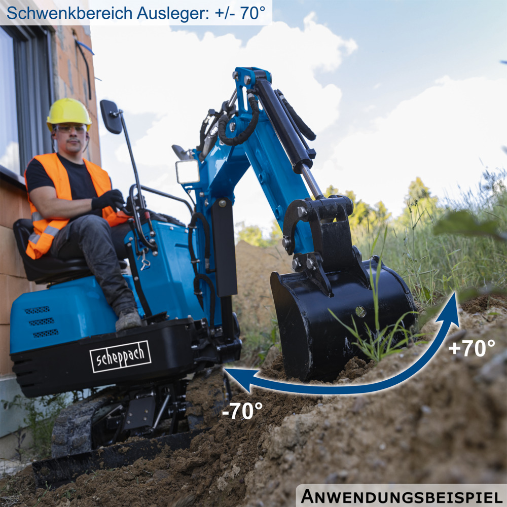 Scheppach Mini-Bagger EXC815 image number 13