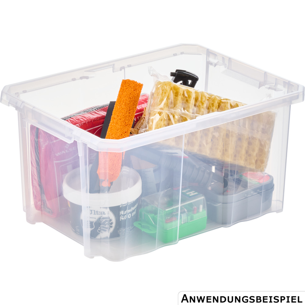Aufbewahrungsbox 16 Liter, 40 x 30 x 20 cm, transparent image number 1