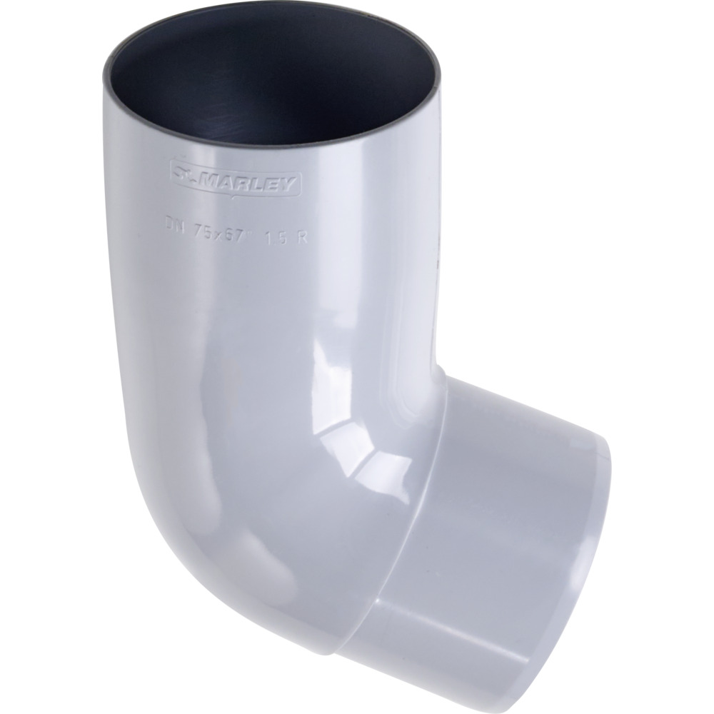 Marley Fallrohrbogen 67&deg; DN 75 Kunststoff grau 