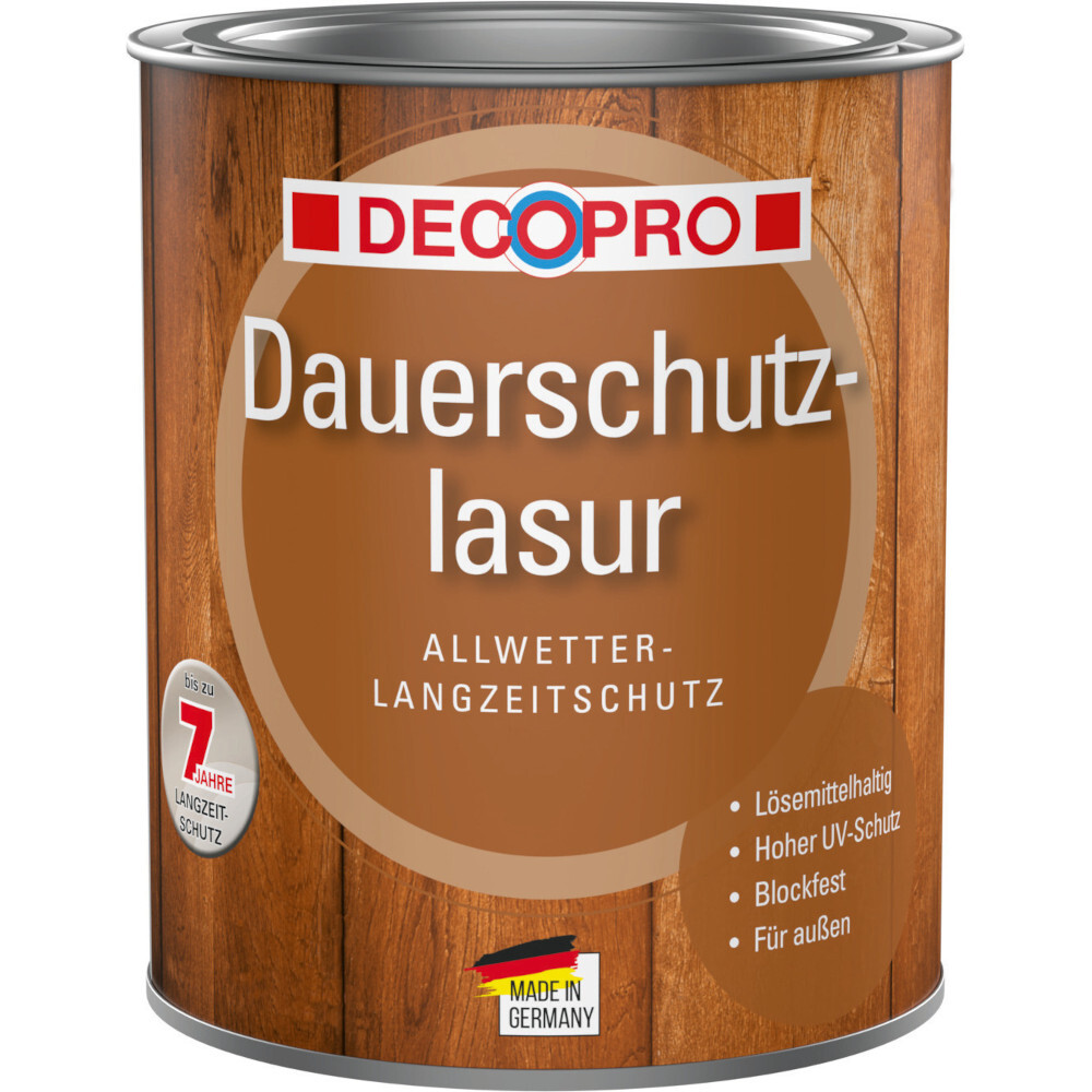 DecoPro Dauerschutz-Lasur farblos 750 ml