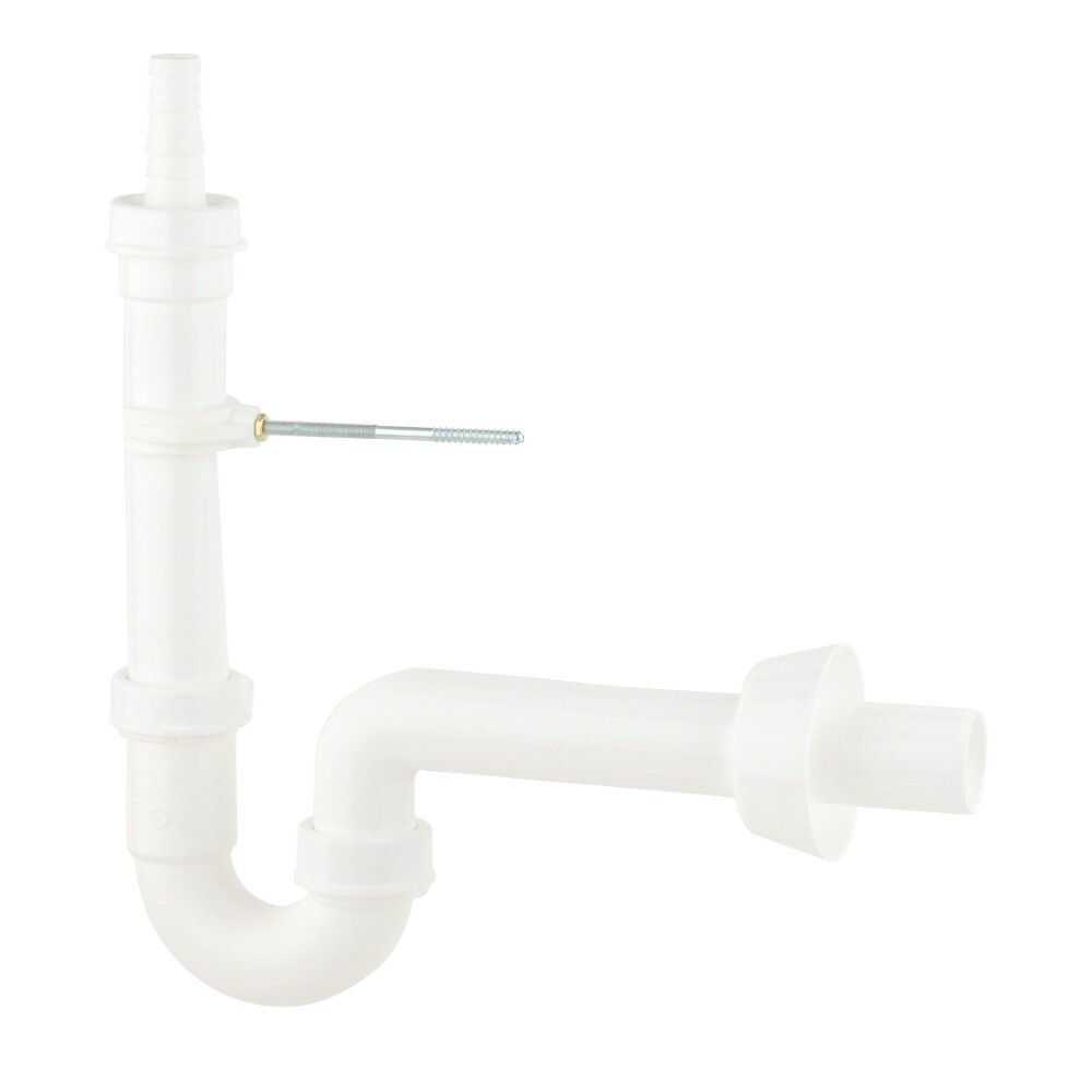 Waschger&auml;te-Siphon mit 40 mm &Oslash; 1&frac12;''auf &frac34;" Ger&auml;teanschluss