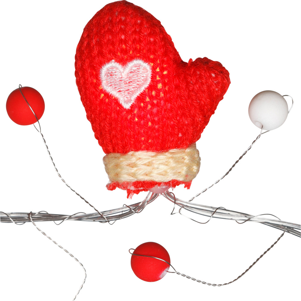 LED-Lichterkette Weihnachtsdekor 10 LEDs - Designauswahl image number 1