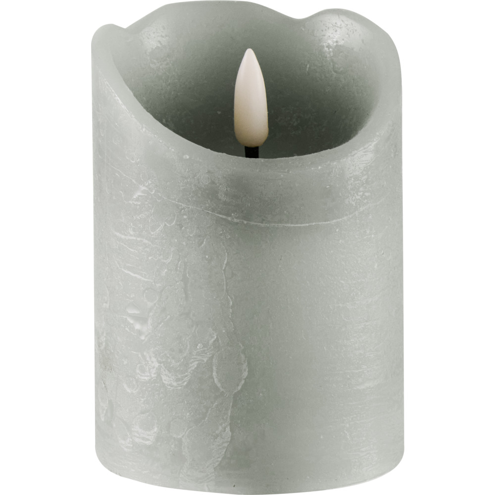 LED-Echtwachskerze Rustic &Oslash; 7,5 x 10 cm mit Timer image number 3