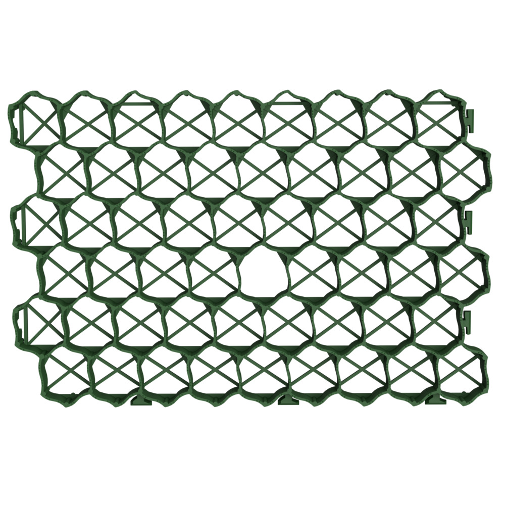 26 x Rasengitter 59 x 39,5 x 3 cm Kunststoff gr&uuml;n image number 2