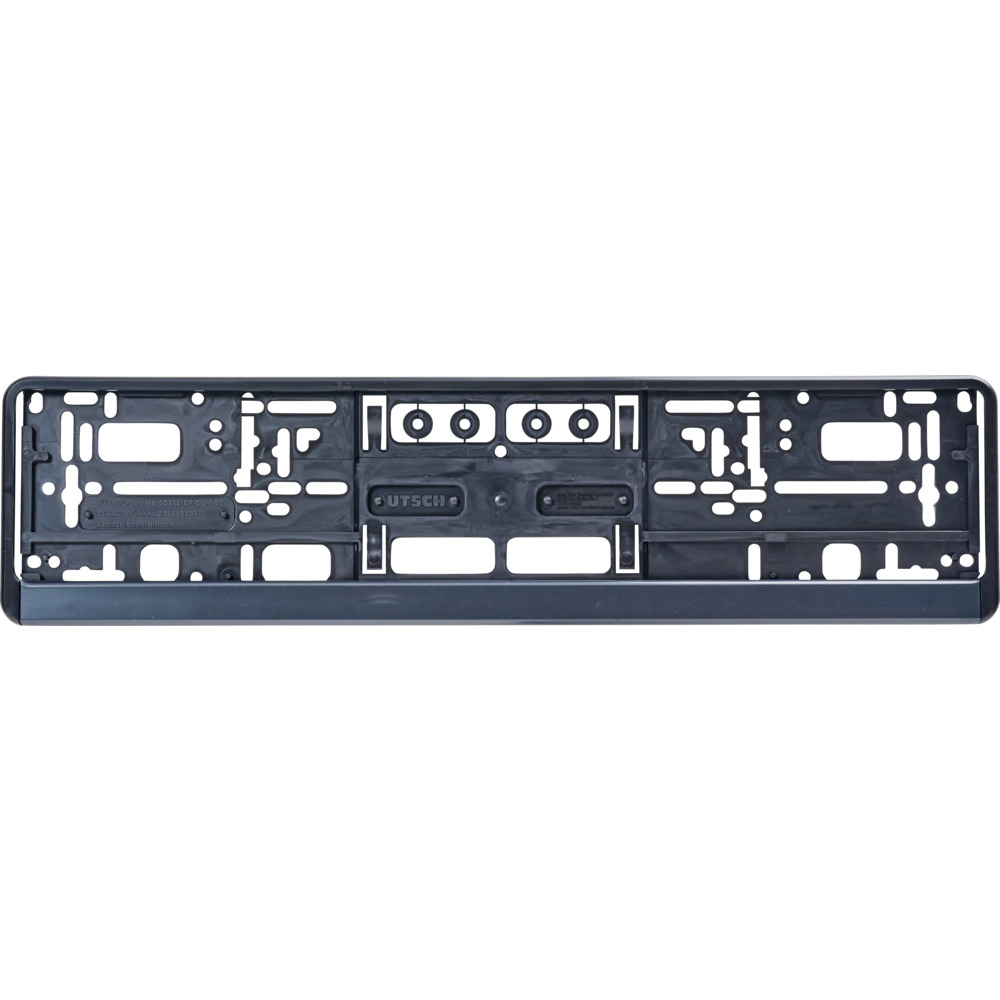 cartrend Kennzeichenhalter schwarz Kunststoff image number 1