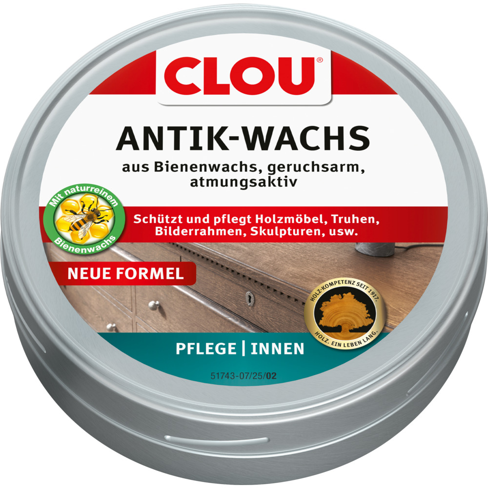Clou Antikwachs fest Natur 200 ml