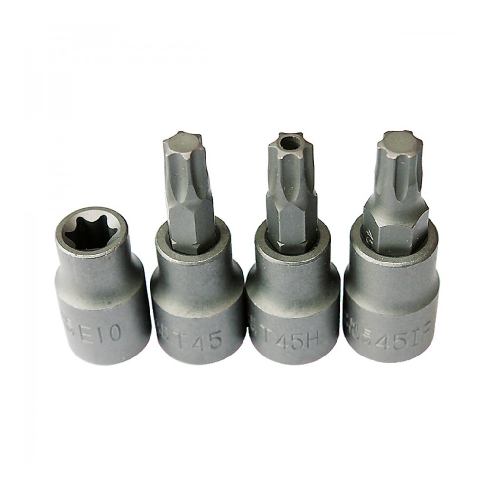 Normex Profi Steckschl&uuml;sseleins&auml;tze Satz 52-teilig E-Profil TX mit Bohrung TX-Plus image number 3