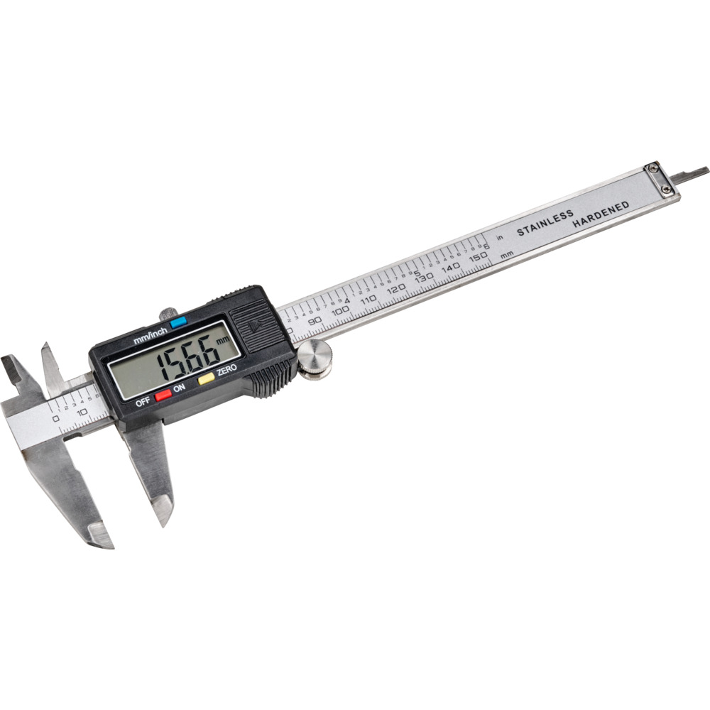 Messschieber digital 0- 150 mm f&uuml;r Innen-, Au&szlig;en und Tiefenmessungen image number 1