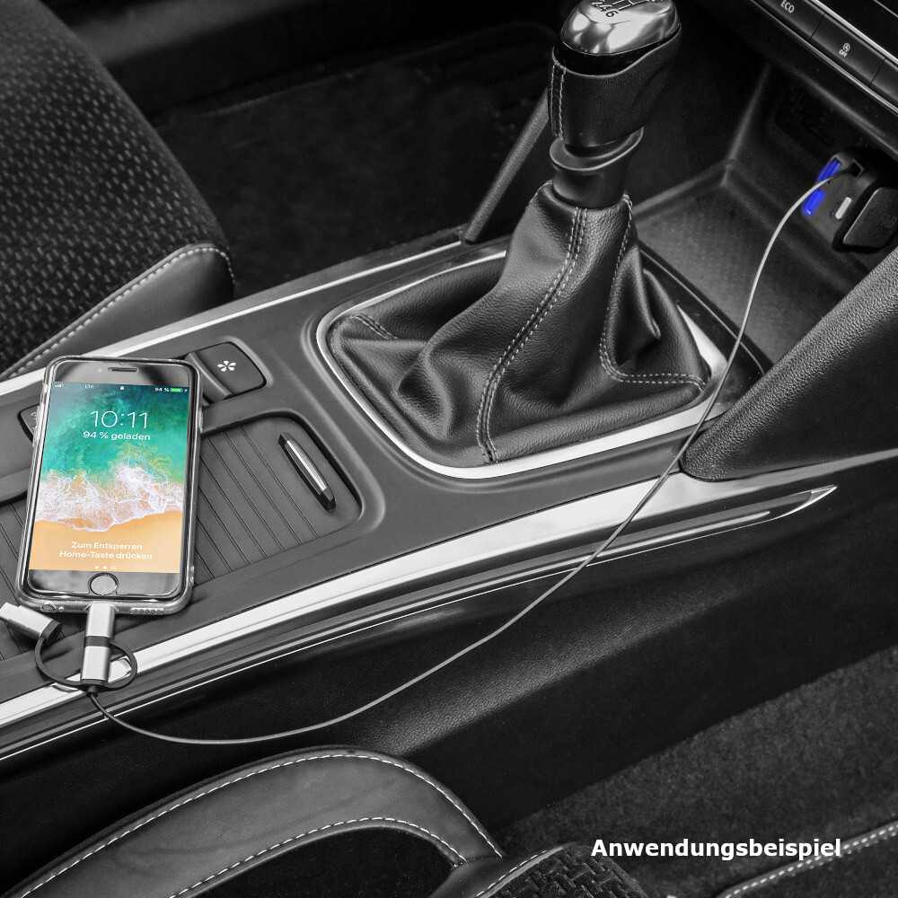 Universal-Kfz-Ladekabel  mit verschiedenen Adaptern image number 6