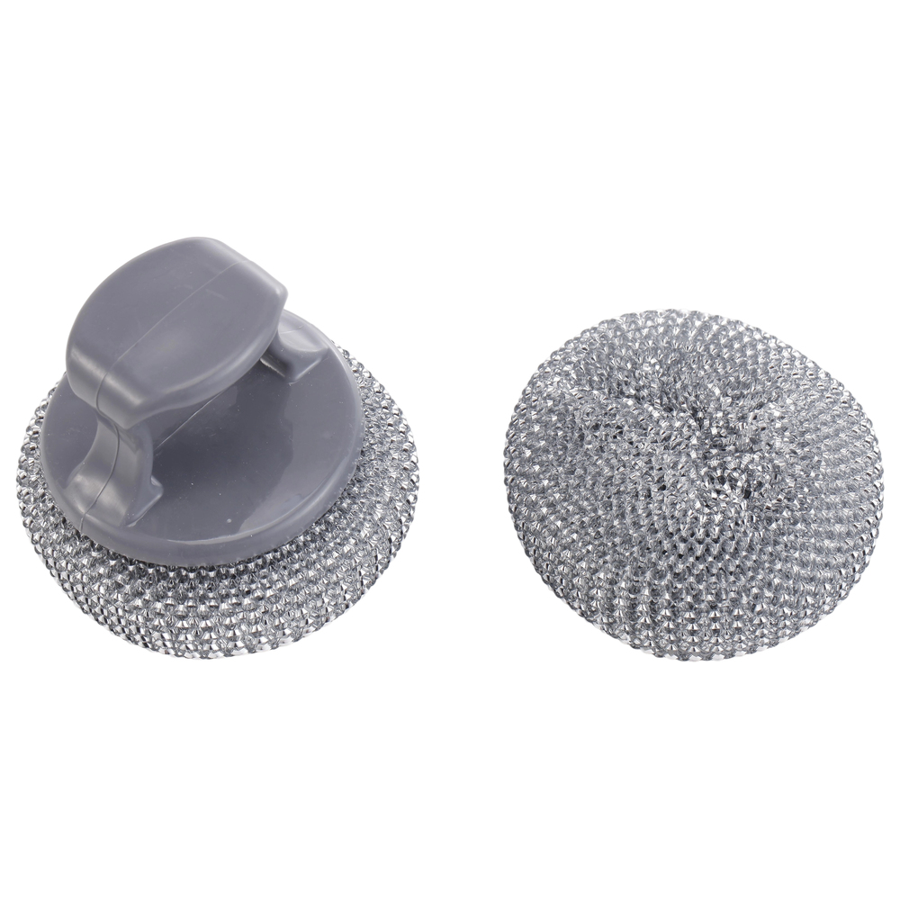 Grillreinigungsschwamm 2 St&uuml;ck aus PET mit Haltegriff