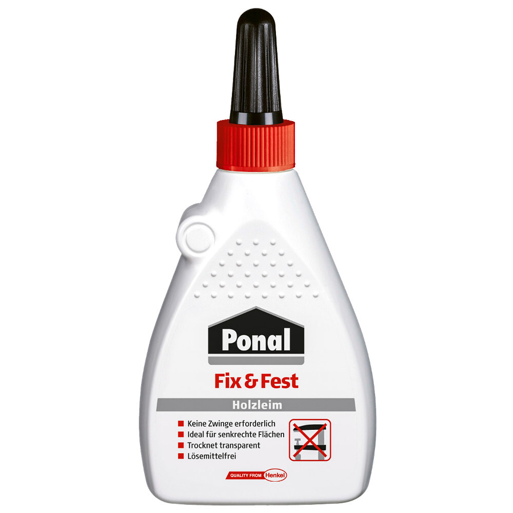 Holzleim "Ponal Fix & Fest" 100 g f&uuml;r Innenbereich mit Soforthaftung