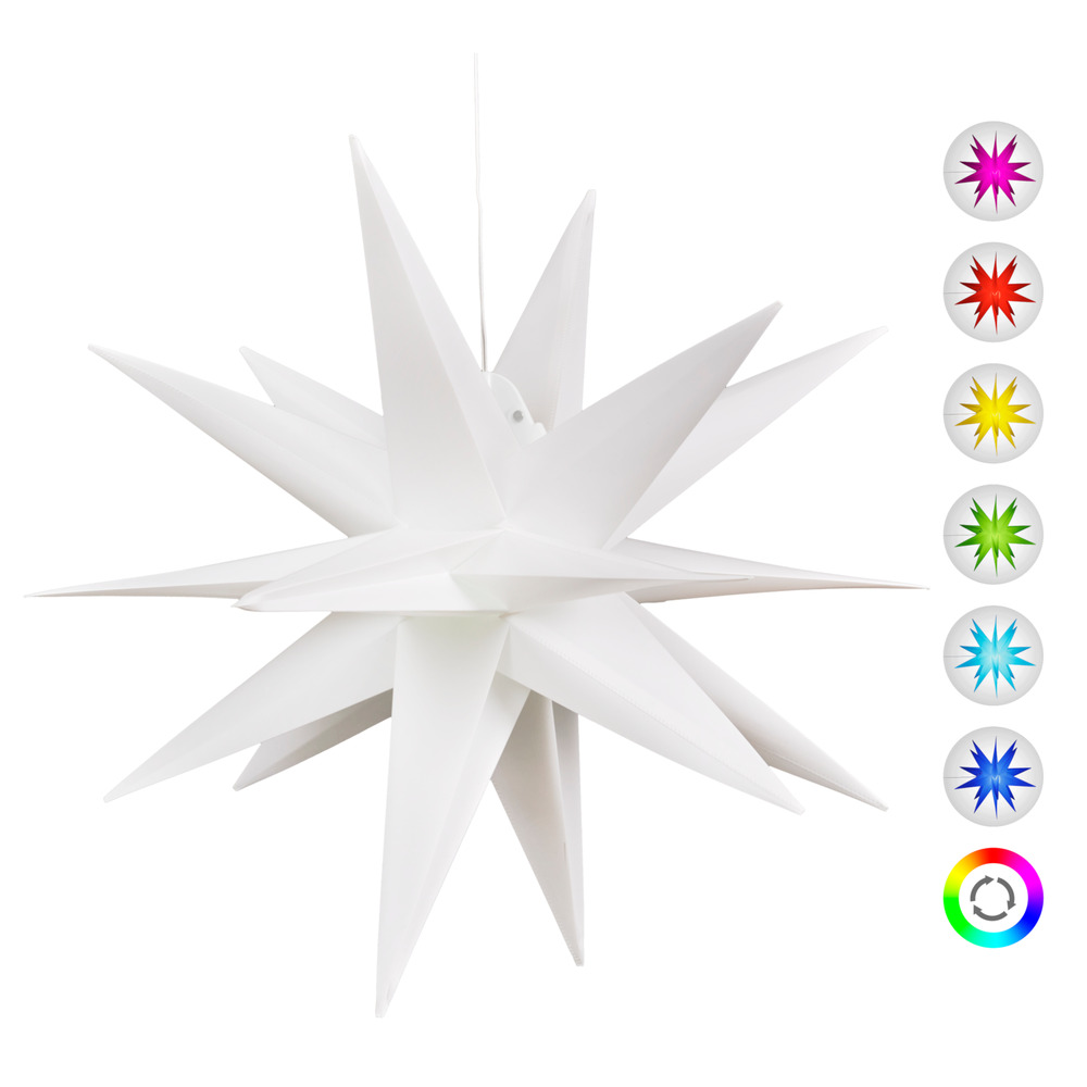 LED-3D-Stern 57 cm mit Farbwechsel image number 1