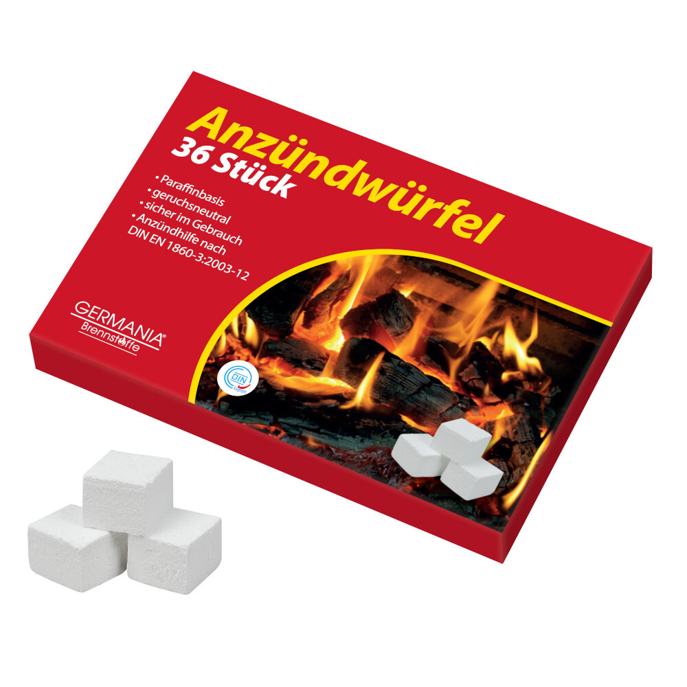 GERMANIA&reg; Anz&uuml;ndw&uuml;rfel 36 St&uuml;ck auf Paraffinbasis