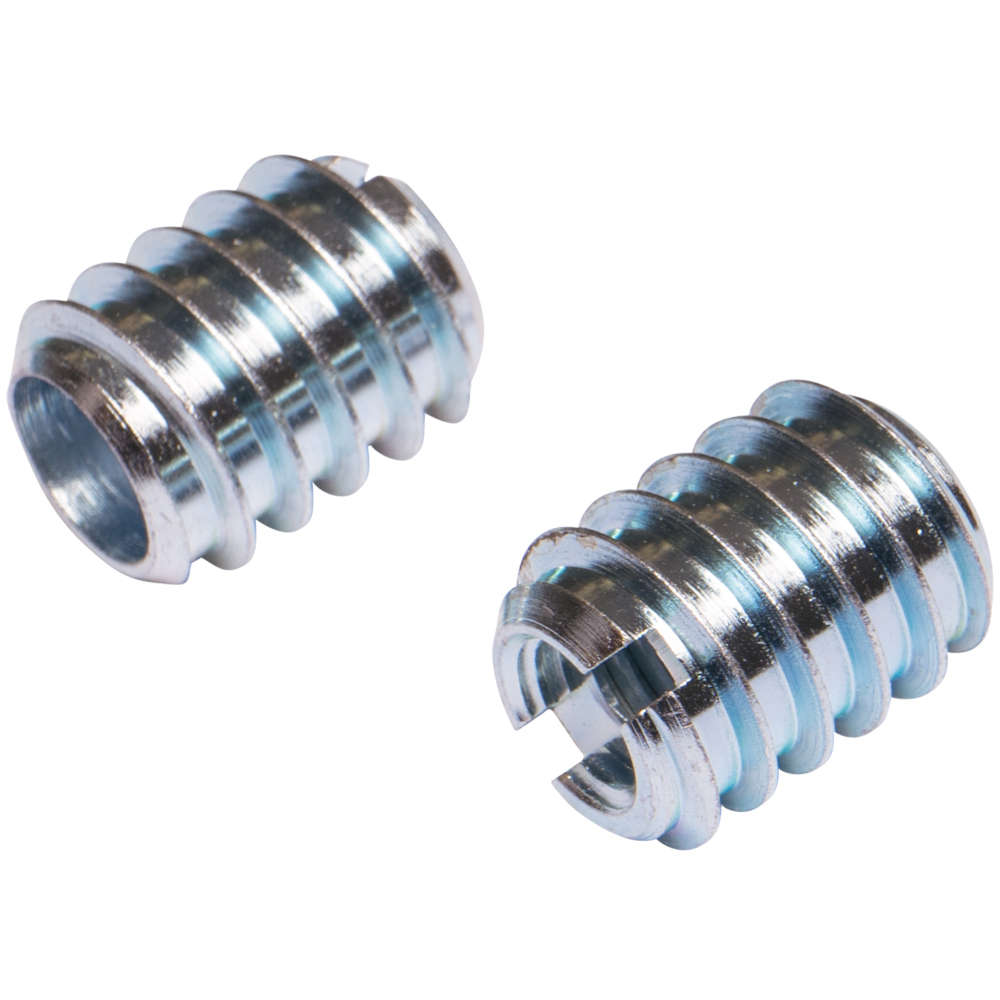 FISHBULL Einschraubmuttern M5 x 10 mm mit Schlitz, 4 St&uuml;ck