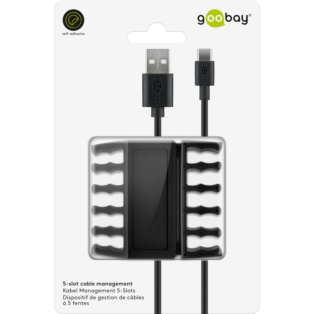 Goobay Kabel Management Kante 2 St&uuml;ck
