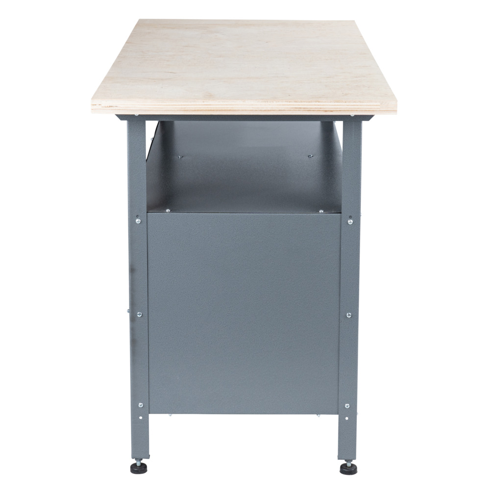 GERMANIA&reg; Werkbank eint&uuml;rig mit Schublade und Holzplatte image number 4