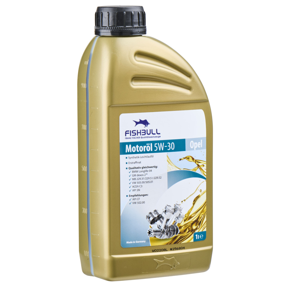 FISHBULL Motoren&ouml;l 5W-30 Opel 1 Liter f&uuml;r Otto- und Dieselmotoren