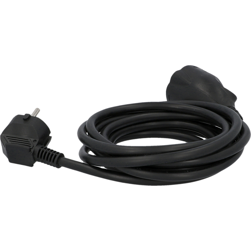 Verl&auml;ngerungskabel Schutzkontakt 3 m, schwarz, innen image number 1