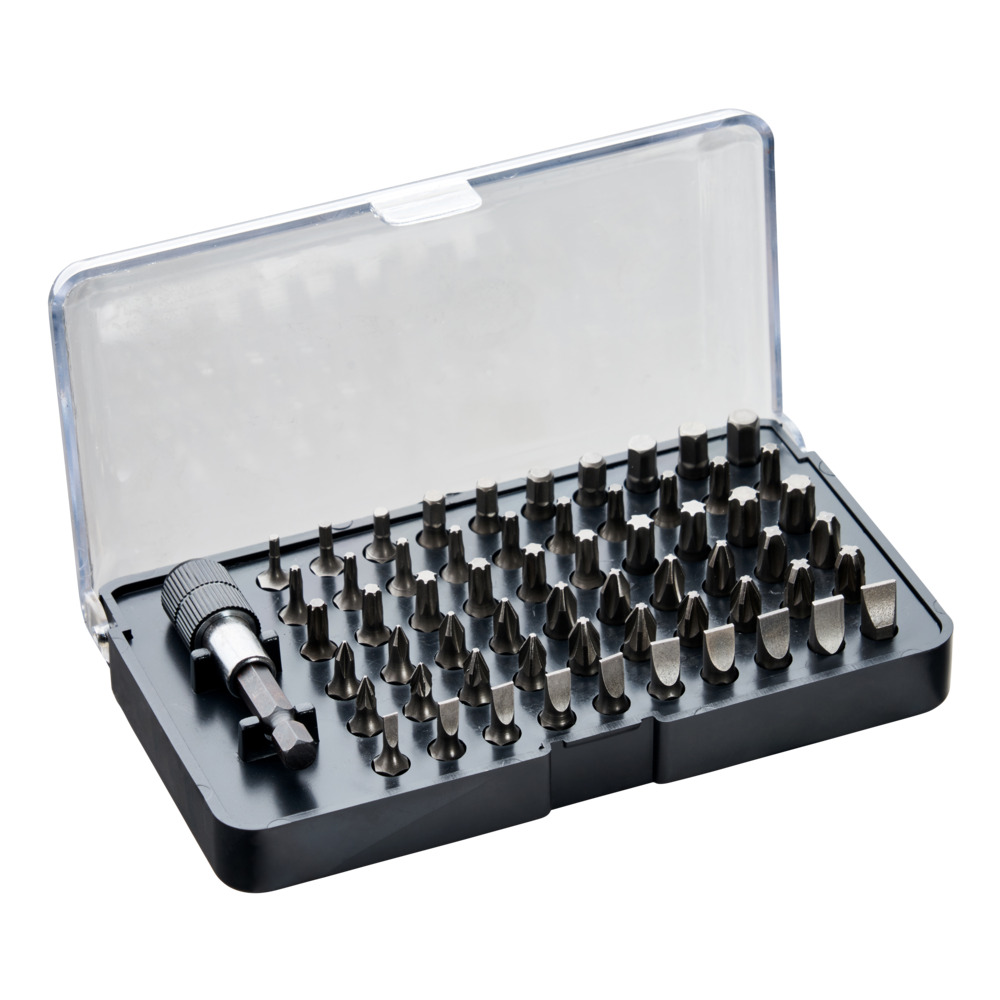 GERMANIA&reg; Bitsatz 61-teilig aus S2 Stahl inklusive Bithalter