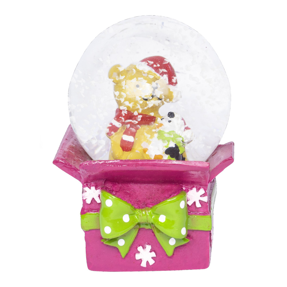 Schneekugel 6,4 cm in f&uuml;nf verschiedenen Weihnachts-Motiven image number 2