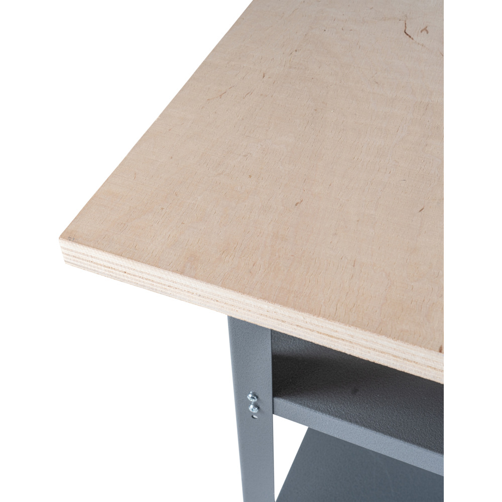 GERMANIA&reg; Werkbank mit Holzplatte und 2 Einlegeb&ouml;den image number 3