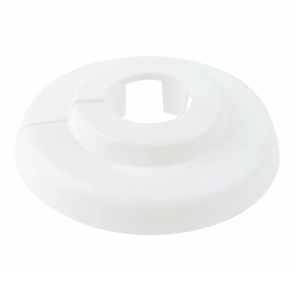 Heizungs-Rosette PVC wei&szlig; 22 x 10 mm