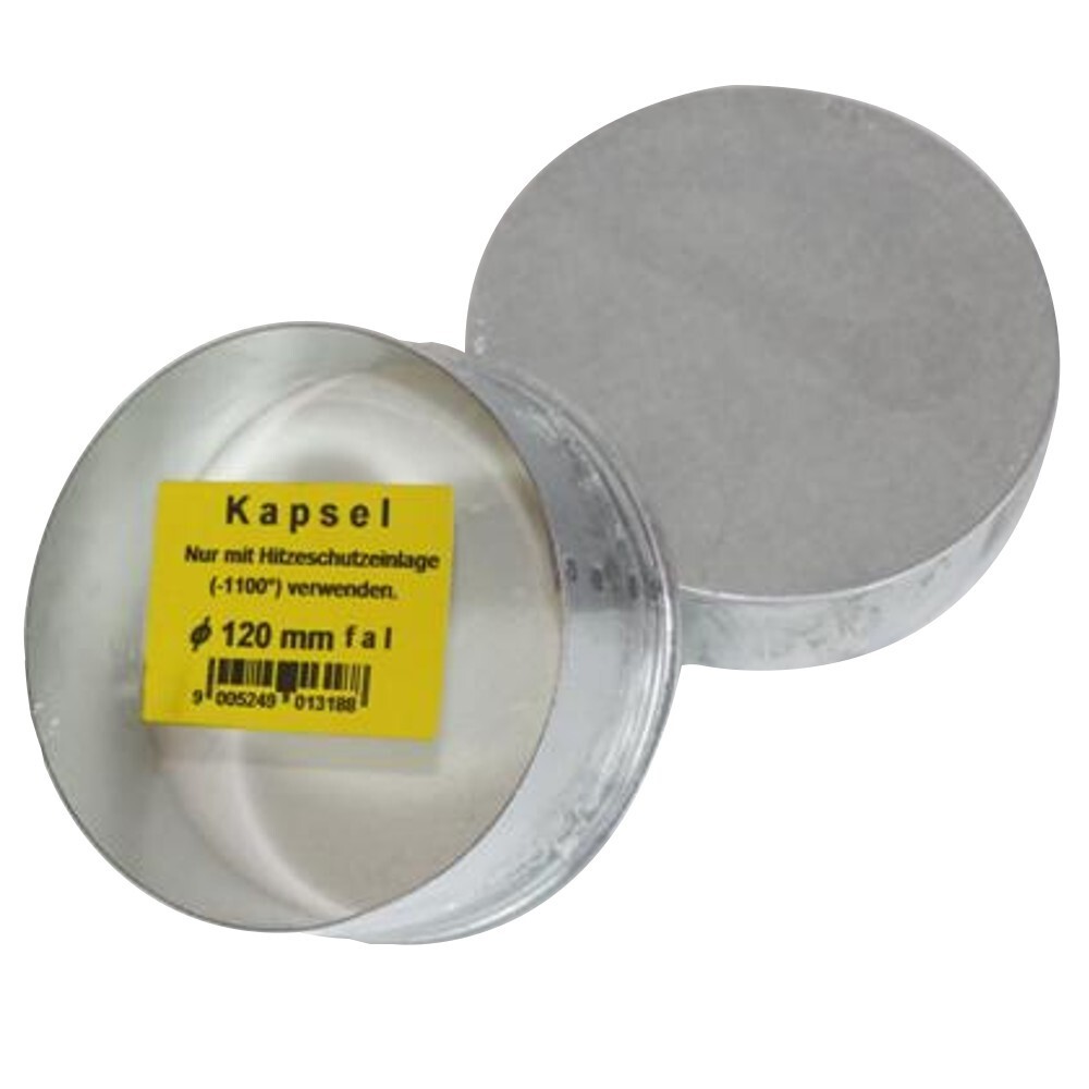 Ofenrohrwandkapsel &Oslash; 120 mm feueraluminiert