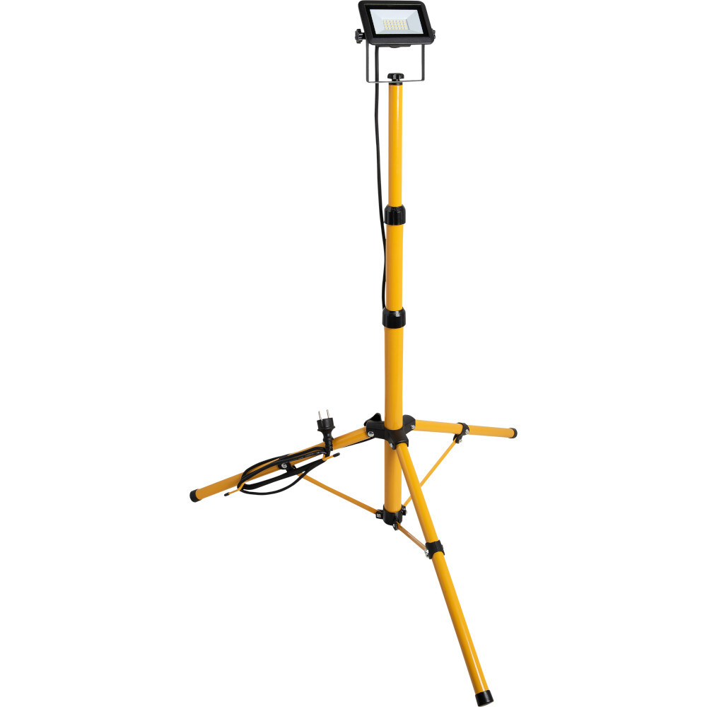 LED Flutlichtstrahler tragbar auf Teleskopstativ 20 W
