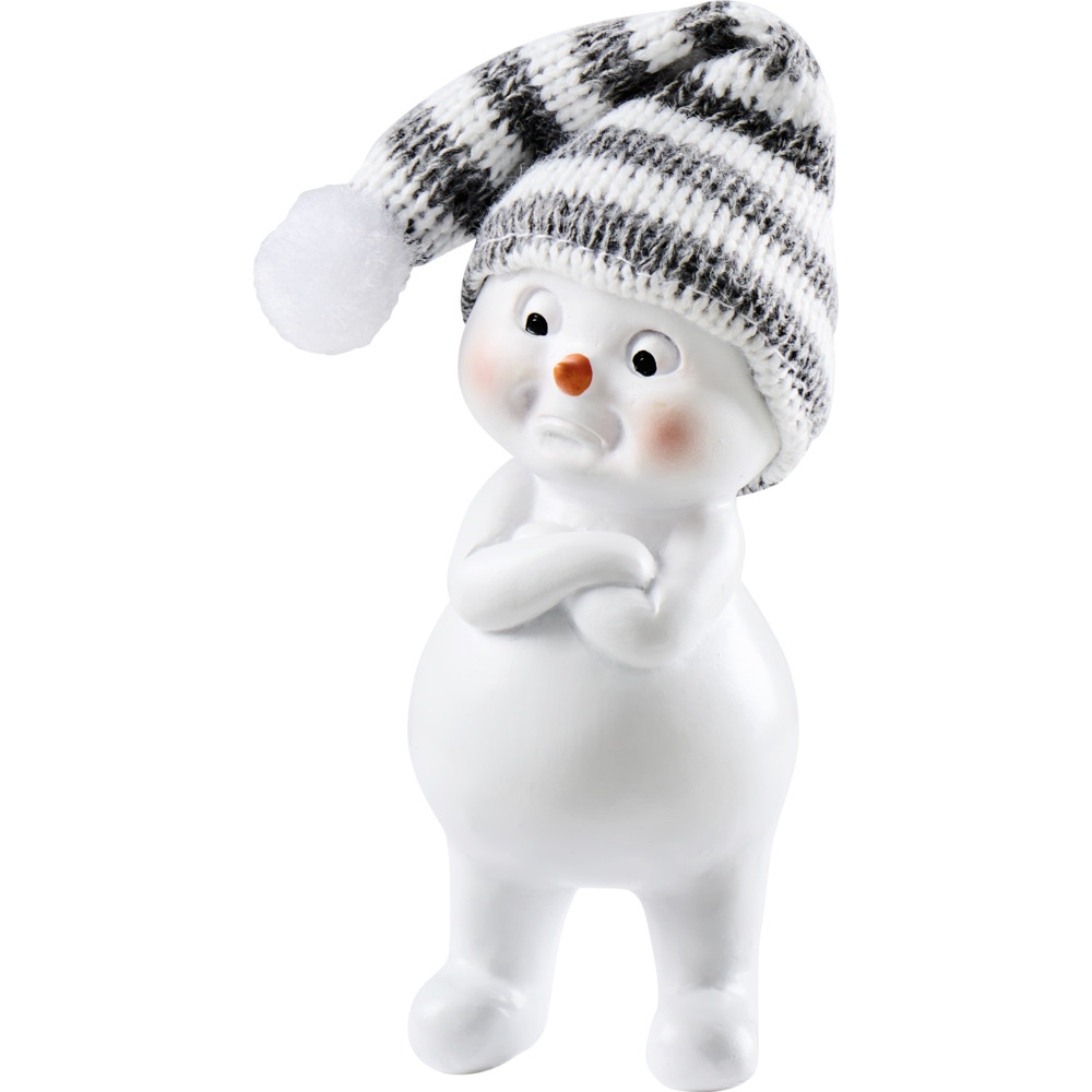 Dekofigur Schneemann ca. 11 cm Polyresin Designauswahl image number 2