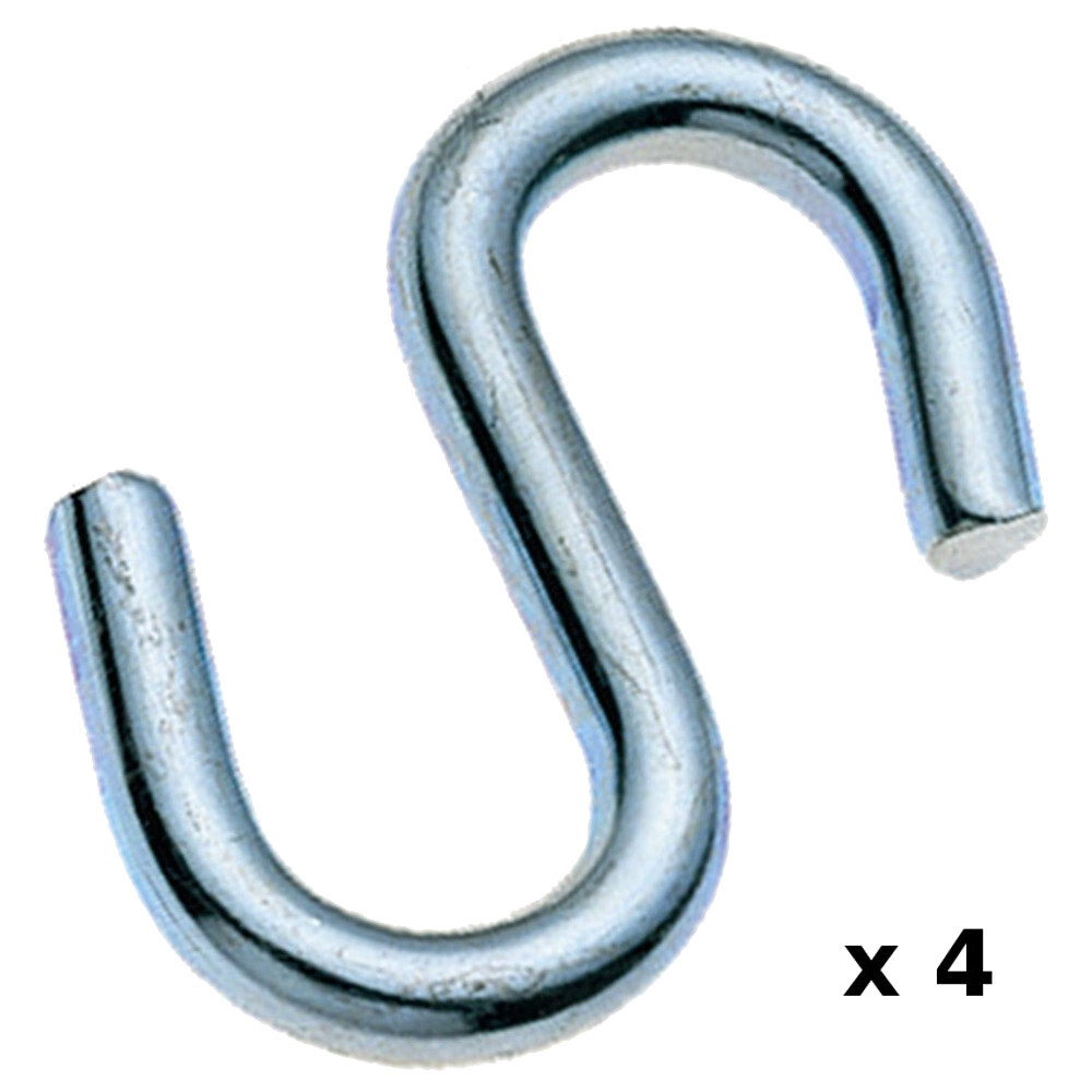 FISHBULL S-Haken 3 mm, Stahl, 4 St&uuml;ck image number 1