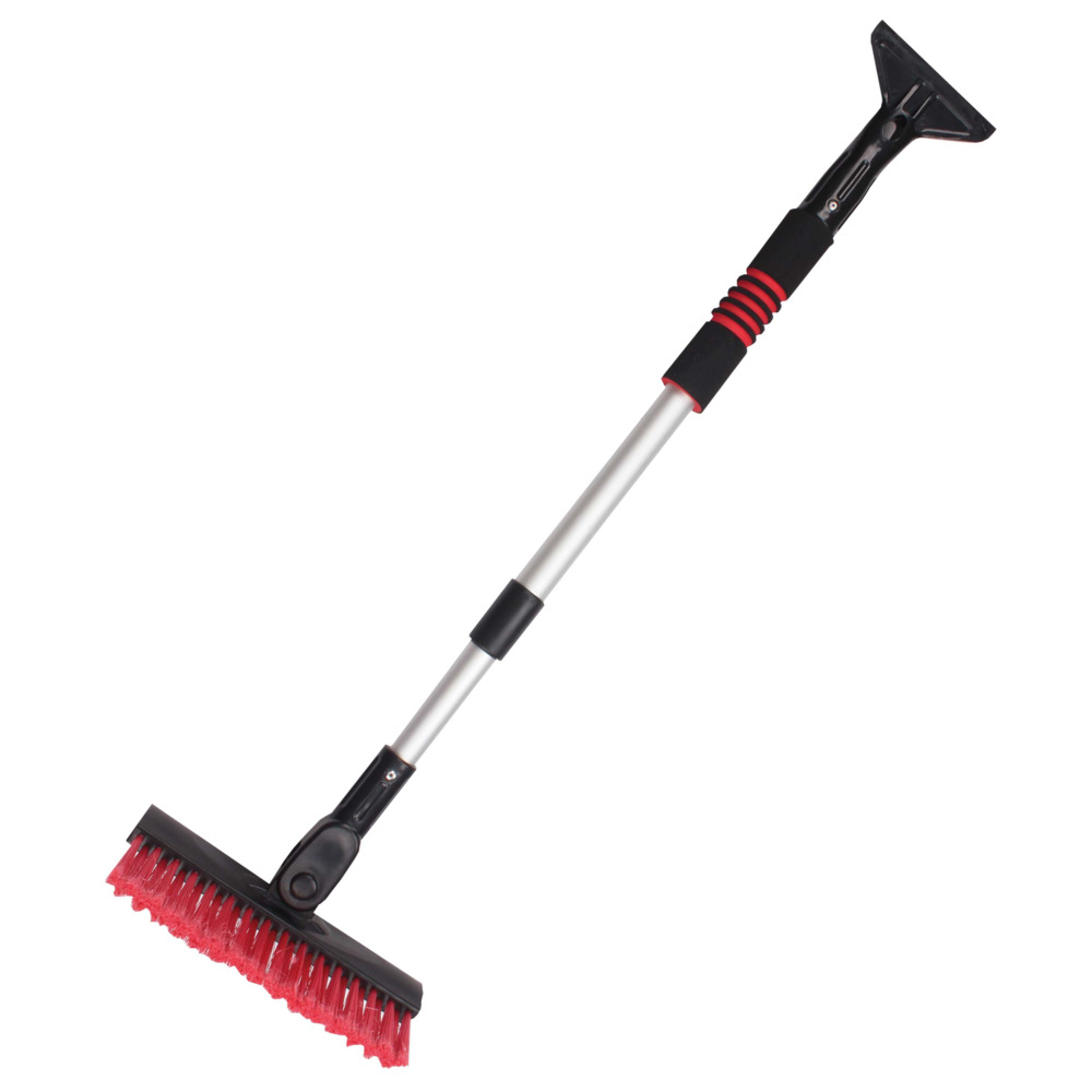 Eiskratzer mit Schneebesen und Teleskopstab