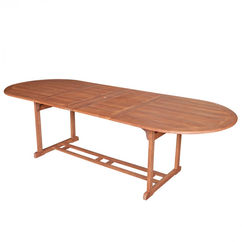 Gartentisch Lago, ausziehbar, 180/260 x 100 x 75 cm, Eukalyptus-Holz ge&ouml;lt image number 1